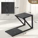 Honla Desktop Shelf,2 Tier Wood and Metal Desk Shelf for Top of Desk,2 Pack Small Desktop Shelves,Black