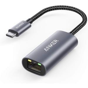 Anker USB C to Ethernet Adapter, Portable 1-Gigabit Network Hub, 10/100/1000 Mbps, for MacBook Pro, iPad Pro 2019/2018, ChromeBook, XPS, Galaxy S9/S8, and More