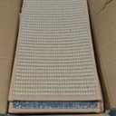 15PC Jute Stair Treads for Wooden Steps-Stairs Carpet Non Slip-Peel and Stick Stair Treads Indoor, Adhesive Staircase Step Treads Residue Free, Durable Natural Stair Runner Rug,8"x30" Beige