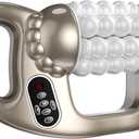 Cellulite Massager Roller,Rolling Percussive Massager,Muscle Relaxation,Deep Tissue and Muscle Recovery,Percussion Massage,Rechargeable,6-Speed Reversible Spin