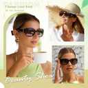 EYEGUARD 2 Pack Bifocal Reading Sunglasses for Women Oversized Sun Readers UV400 Protection Outdoor Reading Glasses, 1.50