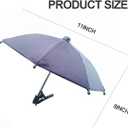 Phone Umbrella, 2024New UV Protection Phone Umbrella for Sun,Universal Adjustable Suction Cup Phone Stand Umbrella for Phone,Sun Shade Cover Cell Phone Umbrella Sun Shade