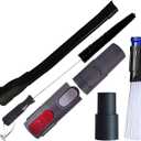 Dryer Vent Cleaner Kit 28 Inch Cleaner Lint Trap Flexible Refrigerator Coil Brush and Vacuum Hose Attachment Set for Vacuum Hoses 1 1/4 inches or Less