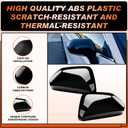 2 x ACLONG Glossy Black Mirror Covers Fit for Toyota Camry 2018-2025 – Driver & Passenger Side Rearview Cap Replacement (1 Pair)