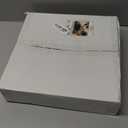 WDF 25 Pack Black Charger Plates - Clear Charges with Black Trim - 12inch Disposable Chargers Plates for New Year/Dinner Party/Wedding/Birthday