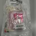 40 Inch Pink Number 2 Balloon for 2nd Birthday Decoration Pastel Baby Pink Number Two Foil Balloon Tower Giant Large Digit Hot Pink White Helium Balloons Stack for Girls Second Anniversary Party