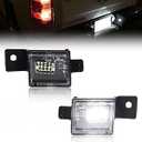 GSOWO LED License Plate Lights for 2014-2023 Chevy Silverado GMC Sierra 1500 2500HD 3500HD Pickup Truck, Led Rear Tag Lamp for 2015-2022 Colorado,2015-2022 GMC Canyon, 6000K White Light, 2 Pcs