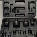 11PCS Impact Socket Adapter Set and Reducer Set & Swivel Socket, 1/4" 3/8" 1/2" 3/4" Drive Sizes with Durable Case for Impact Driver Conversions, 1/4 3/8 1/2 Universal Joint Sockets