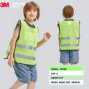 2 x SIFE Kids' Safety Vest for Young Explorers,6 Color Options,Compatible with 3M Technology (Pink, S)