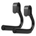 2 Pack Multifunctional Grip Gym Neutral Grip Pull Up Handles, Handles Robust Steel Tubing, Ergonomic Neutral Grip, for Pull-up Bars Barbells Resistance Bands Workout Handles Covered w/Comfy Foam (Black)
