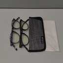 EYEURL 2-Pack Small Round Reading Glasses for Women Men Neck Hanging Blue Light Blocking Eyeglasses Retro Round Computer Glasses With Spring Hinges TR90 Lightweight Readers for Women,1.5