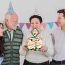 Mexico Independence Day Birthday Money Box Gifts for Cash Pull, Happy Birthday Boxes Gifts for Money Pull Out Card, 50Pcs Transparent Bags (Apricot)