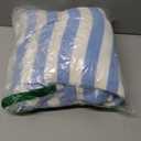 ZESICA Two Piece Outfits Crop Tank Tops and Wide Leg Pants Striped Set, Size: Large