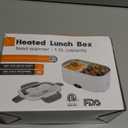 FVW Electric Lunch Box Food Warmer 2 in 1, Portable Food Heater for Car and Home - Leak proof, Lunch Heating Microwave for Truckers with Removable Stainless Steel Container 1.5 L, 110V/12V