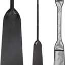 JUSTOOP Dragon Boat Paddle Lightweight Full Carbon Fiber with Paddle Bag, 120CM/ 47 Inches, IDBF Approved