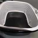 Arm & Hammer Rimmed Cat Litter Box with High Sides and Microban, Made in USA