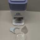 Elite Gourmet Snow Cone & Shaved Ice Maker, ESI2215P, Refreshing Slushies, Margaritas, Boba Drinks, Snow Cone & Holder and Ice Mold, Use Cubed & Bagged Ice, Stainless Steel Shaving Blade, Periwinkle