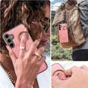 Compatible with Samsung Galaxy S26 Plus S26+ 5G Wallet Case and Screen Protector Crossbody Shoulder Strap Ring Buckle Stand Card Holder Magnetic Car Mount Phone Cover for S26Plus 26S + S 26 26+ Pink
