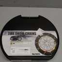 Snow-Chains Easy Install Tire-Chains, One-Pull Fit Design Tire Snow Chains for Passenger Cars, Sedan, SUVs, Emergency Winter Tire Traction Car Tires 215 225 235 245 255 275 - Set of 2 (KN130)