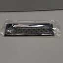 PATIKIL 10 x 3 Inch Door Air Vent Cover, Heavy Duty Aluminum Grille Ventilation Cover Louvered with Mounting Screws for Cabinet Wardrobe Door, Black