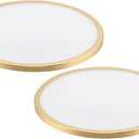 PATIKIL 6 Inch Inner Dia. Lampshade Diffuser, 2 Pieces Dustproof Dust Protection Cover Acrylic Board for Barrel Lamp Shade
