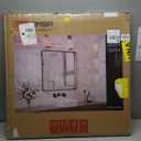 36x36 Square Bathroom Framed Mirror for Wall, Brushed Bronze Metal Bathroom Vanity Mirror, Rounded Rectangle Mirror, Anti-Rust, Tempered Shatterproof (Horizontal/Vertical)