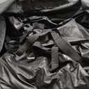 Tuszom 1200D 100% Waterproof Center Console Boat Cover with Motor Cover, Tear-Proof Trailerable Boat Cover for Center Console Boat with 13-19 Windproof Straps (Black, 16' - 18.5''L, UP to 98" W)