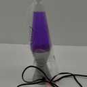 Lava Lite 21250400US2125 Lava The Original Silver Base Lamp with Yellow Wax in Purple Liquid, 14.5", Yellow/Purple