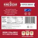 King Oscar Kipper Snacks, 3.54 Ounce Cans (Pack of 12), Lightly Smoked Herring Fillets, Wild Caught Canned Herring (EXP 02/26/29)