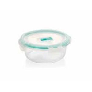 Masterchef Circular Glass Dish With Locking Lid 670ml 22.6fl oz