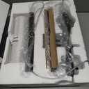 61" Vintage Floor Lamp with 350 Adjustable Swing Arm, Standing Lamp for Bedroom Living Room Bedside Nightstand Retro Farmhouse Mid Century Lamp Light Home Dcor Office Gifts (Antique Brown)