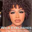 Goddvenus Lashes with Spikies False Eyelashes Faux Mink Lashes Fluffy Natural Look Eyelash Fake Lashes Wispy Full 10-18mm D Curl Strip Eyelashes Pack 7 Pairs