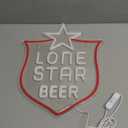 JFLLamp Lone Star Neon Signs for Wall Decor Neon Lights for Bedroom Led Signs Suitable for Man Cave Bar Pub Restaurant Christmas Birthday Party Gift Art 5V Usb Power 15*12.2 Inch(Red+White+Warm White)