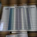 Lockways in and Out Magnetic Dry Erase Board, Employee in/Out Planner Board 24" x 18", Colorfull Wall-Mounted Aluminum Framed Notice Board