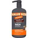 Palmer's Cocoa Butter Formula Men's Face Moisturizer & Body Lotion for Dry Skin, 33.8 oz, 3-in-1 Fast Absorbing Lotion for Men, 48-Hr Hydration with Vitamin E, Soothes Dryness, Dermatologist Approved