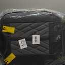 TTX LIGHTING Seat Covers Full Set Fit for 2007-2018 Chevrolet Chevy Silverado GMC Sierra 1500 2500HD 3500HD Seat Covers for Cars Leather Waterproof Truck Seat Protector (Black&Grey)