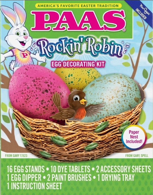 PAAS Rockin' Robin Egg Decorating Kit - Pack of 4