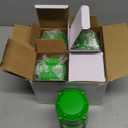 Lichamp LED Camping Lantern, 4 Pack Battery Powered Flashlight for Power Outages, Portable Collapsible Hanging Light Essential for Home, Outdoor, Emergency Lamp Survival Kit Gear for Hurricane, Green