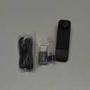 Mini Body Camera with Audio & Video Recording - Small POV Cam 1080P with 64G Card - Wearable Personal Portable Cameras Recorder DV - Night Version Camcorder for Security Work Records Guard Traveling