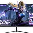 Viewedge Gaming Monitor 27 inch 240 Hz 1ms FHD 1920x1080 Computer Monitor
100% sRGB HDR10 HDMI x 2 & DP x 1 Port, Blue Light Filter, Support AdaptiveSync and Wall Mount