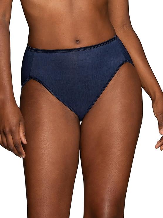 Vanity Fair Women's Illumination Brief Panties (Regular & Plus Size), Ghost Navy, 7