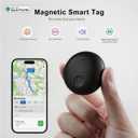 GPS Tracker for Dogs, Smart Collar with Real-Time Location - Pet Location Tracker with Holder, No Monthly Fee/No SIM Card, Works with iOS Find My【Apple MFi Certified】 ﻿, Ultra-Slim, IP68 Waterproof