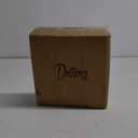 DELLING 7 Inch Appetizer Plates Set, White Ceramic Dessert Plates/Salad Plate - Small Round Serving Plates for Snacks, Side Dishes, Pasta, Microwave & Dishwasher Safe - Set of 4