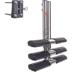3-Step Stainless Steel Dive Ladder - Heavy Duty Telescoping Boat Ladder for Marine, Yacht, RV, Pontoon & Pool Use