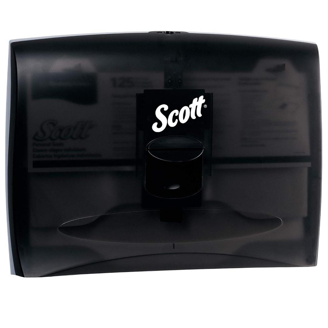 Scott Professional Kimberly Clark Windows Toilet Seat Cover Dispenser (09506), Black