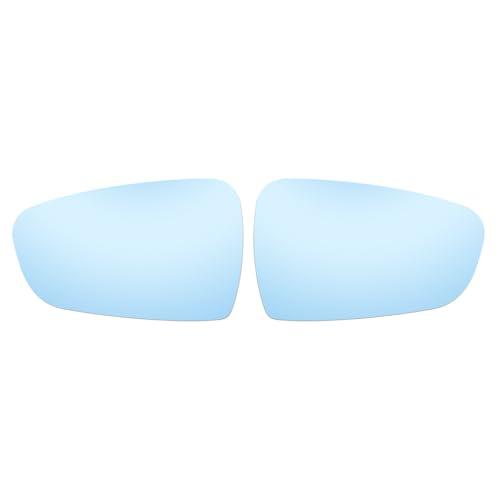 2PCS Wide Angle Side Mirror Glass Compatible with 2023 2024 Tesla Model S