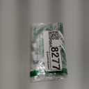 Wee Ones Girls' Classic French Satin Hair Bow on a WeeStay Clip with a Knot Wrap Center, Mini, White