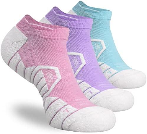 Hylaea Athletic Running Socks Cushion Padded Moisture Wicking Low Cut size L