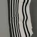 Black and White Outdoor Rug 3'x 5' Front Porch Rug Cotton Hand-Woven Striped Rug Machine Washable Indoor/Outdoor Area Rug Front Door Floor Mat for Farmhouse/Layered Door Mats/Living Room/Entryway