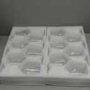 Red/White Wine Glasses Set of 12, 12 oz Clear Wine Glasses with Stem, Dishwasher Safe